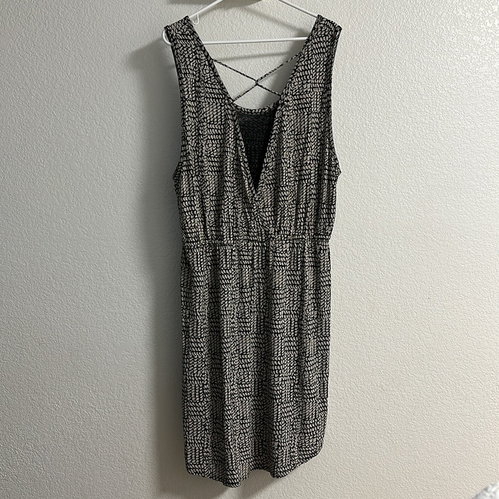 NEW Lucky Brand Drawstring Knee-length Dress (XL) - Picture 2 of 4